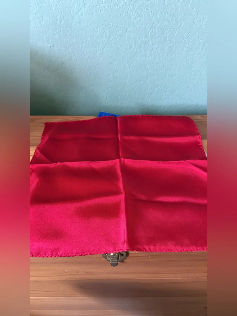 Vintage Lot of 6 Men’s 100% Silk Pocket Squares Hand Rolled Assorted Colors